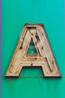 Alphabet Photography Letter A                                          