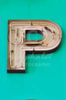 Alphabet Photography Letter P                                          